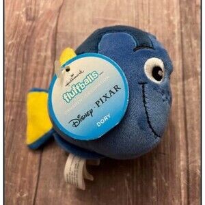 Hallmark Disney Pixar Dory Fluffballs Plush Ornament with Tags, Finding Dory